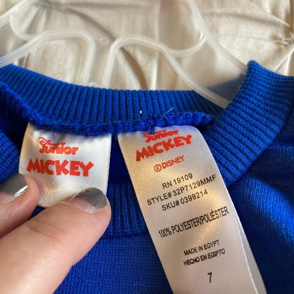 Boys Mickey Mouse Outfit Set Sweatpants and Sweatshirt Set - Picture 2 of 4